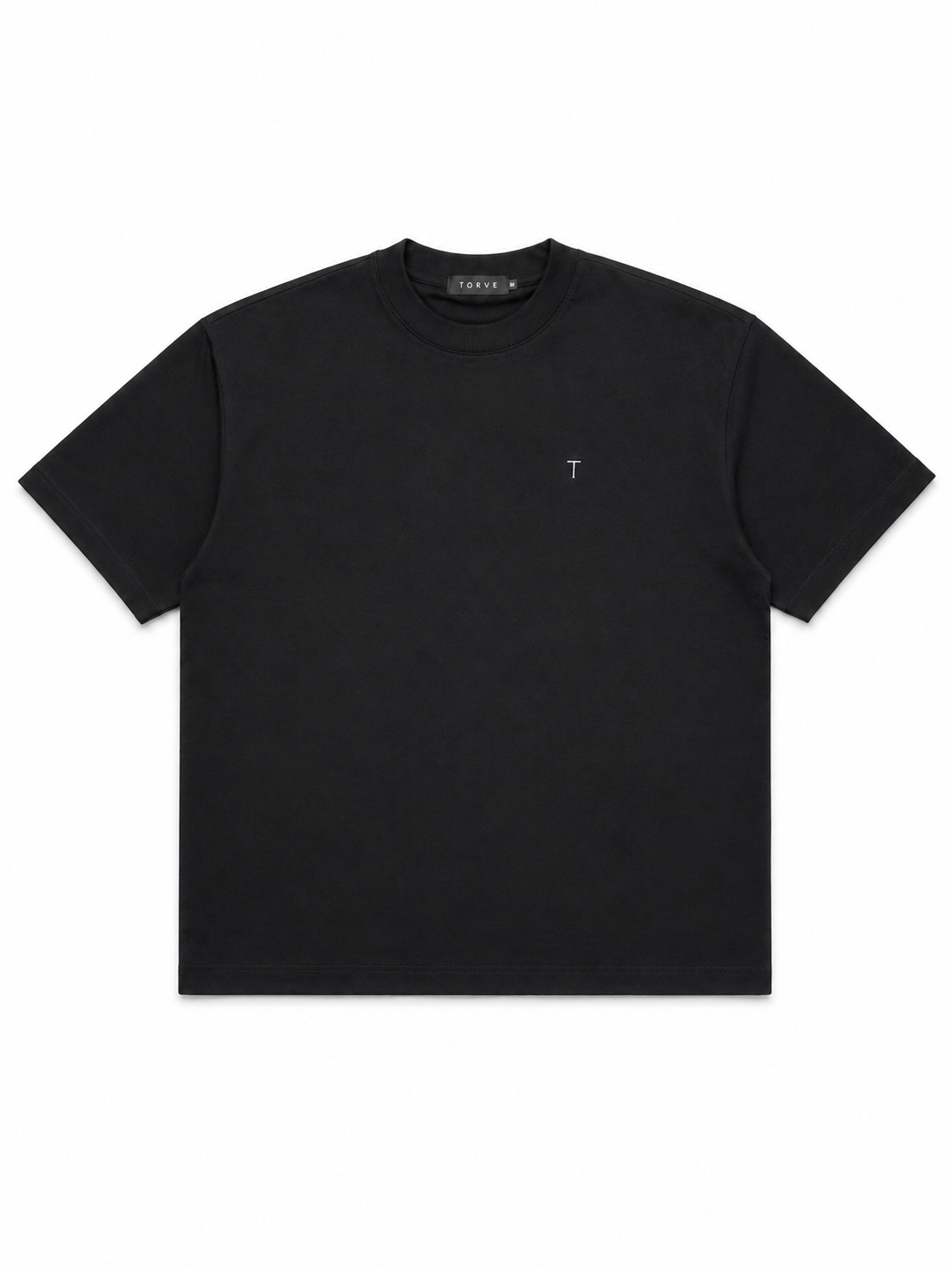 Boxy Oversized T-Shirt - Black