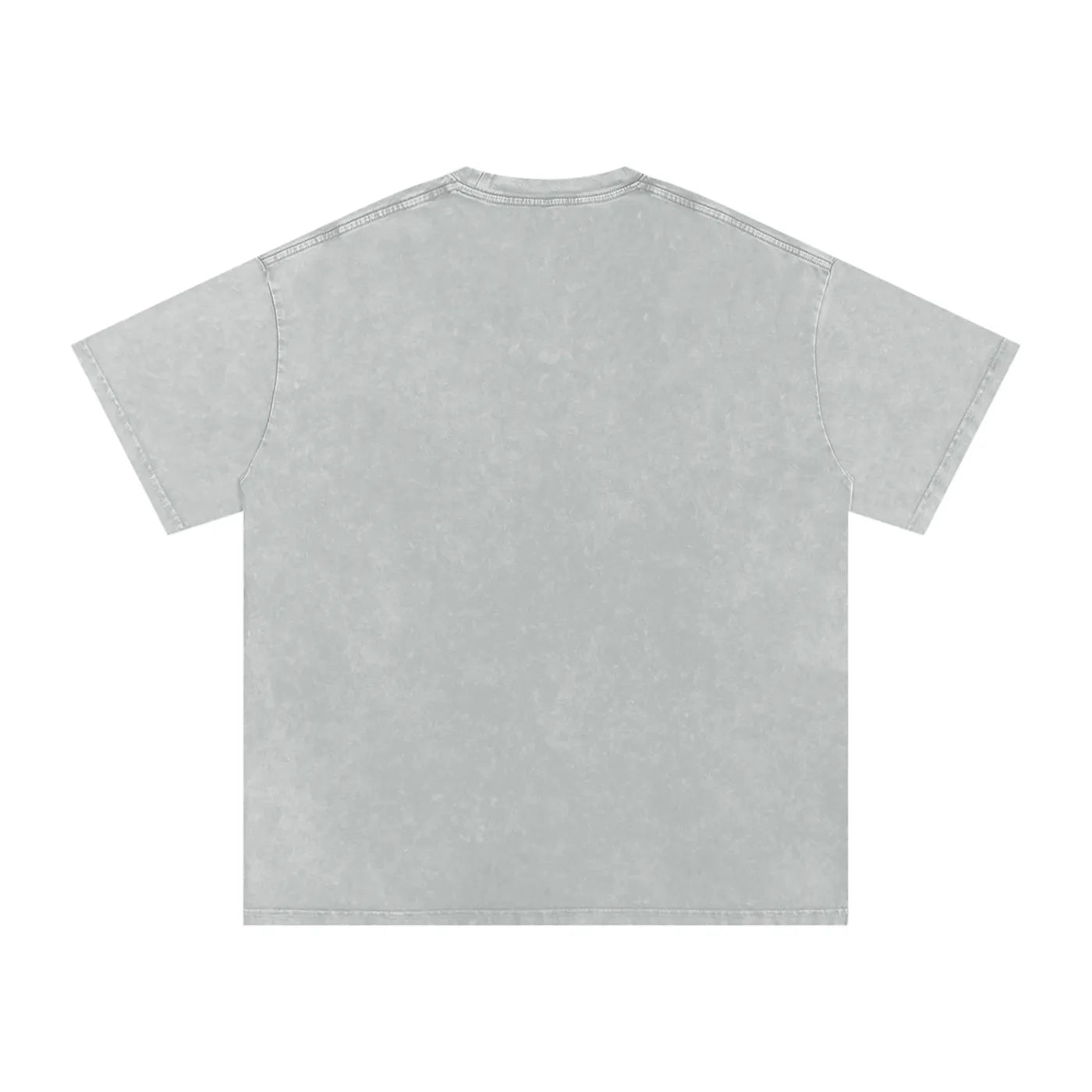 Acid Wash Oversized T-Shirt - Light Grey